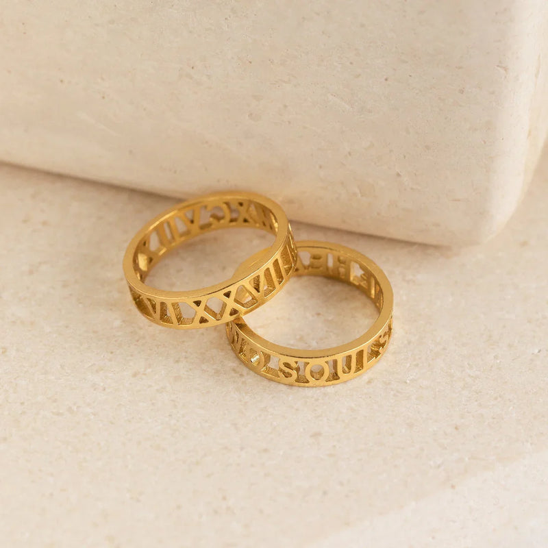 The Roman Numerals Ring