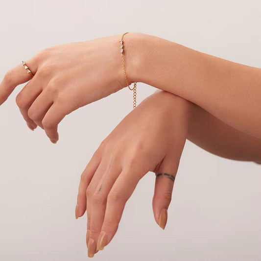 Minimalist Diamond Bracelet